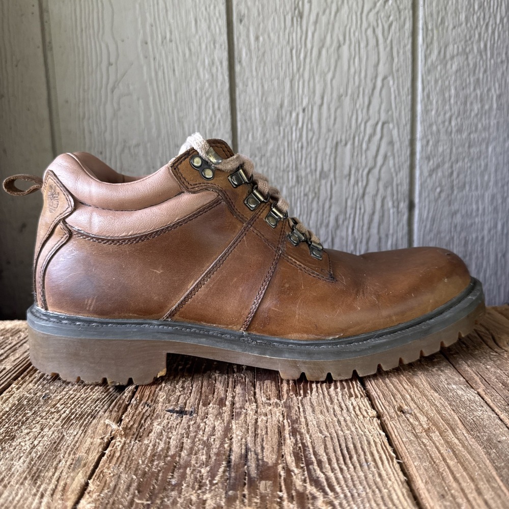 Timberland Men's Waterproof Field Boot Mid Brown Leather Size 11.5 M 85564